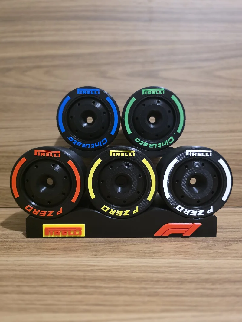 Kit 5 Pneus Pirelli F1 – Edição Decorativa de Colecionador (Modelo 2026)